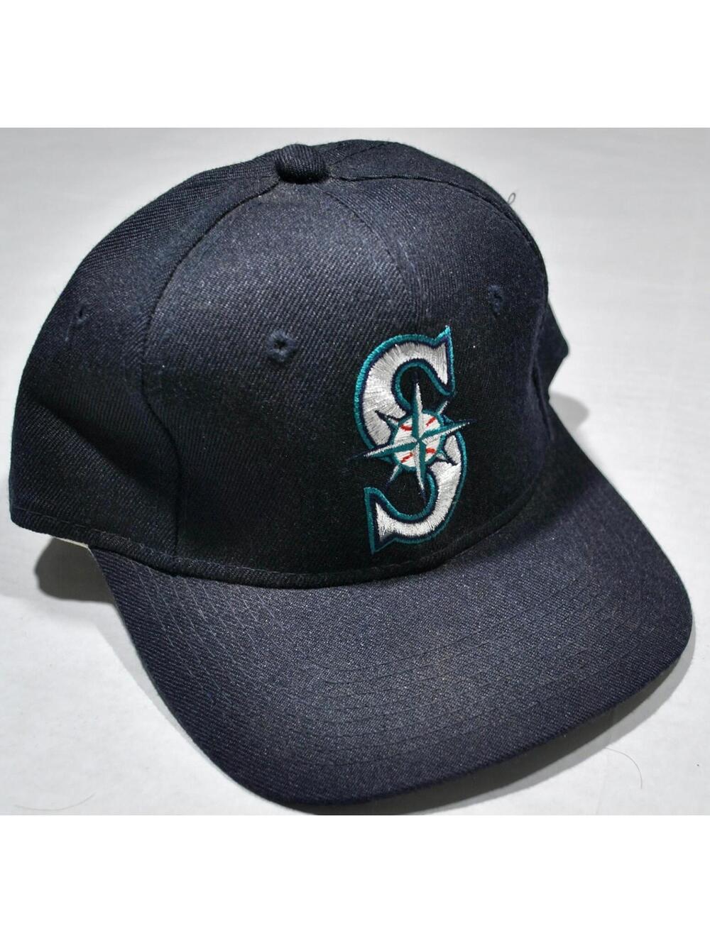 Vintage Seattle Mariners Sports Specialties MLB 90s Fitted Hat Size 6 7/8